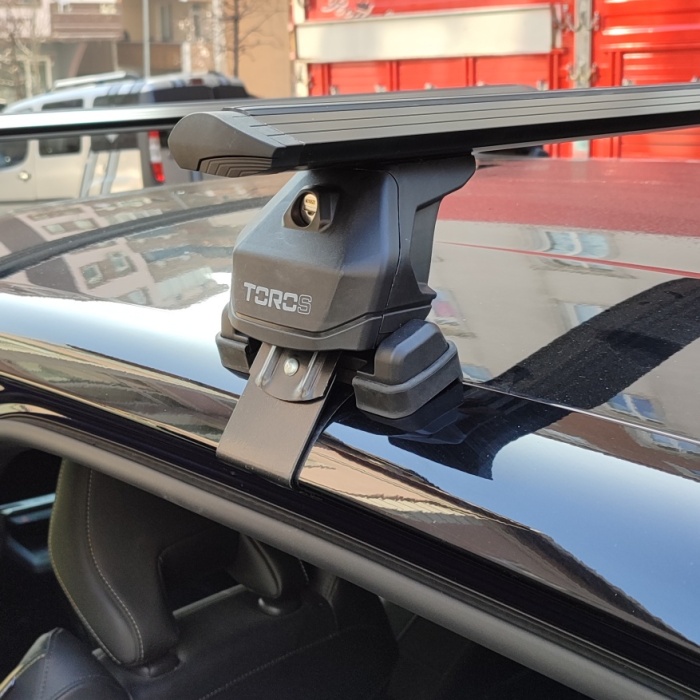 Peugeot 3008 Portbagaj Taşıyıcı Ara Atkısı Oluksuz Toros Pro 4 Siyah