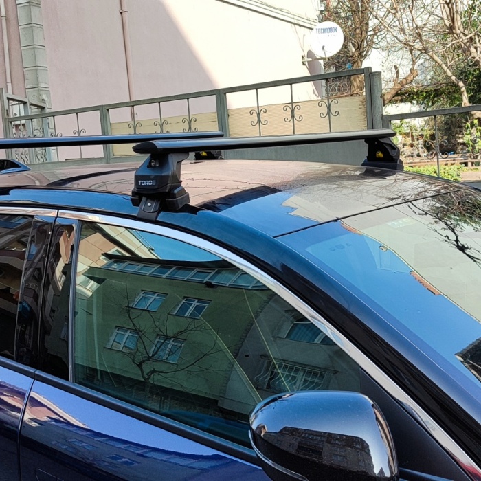 Peugeot 3008 Portbagaj Taşıyıcı Ara Atkısı Oluksuz Toros Pro 4 Siyah