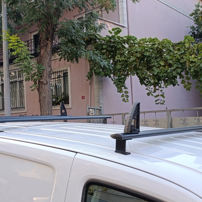 Ford Yeni Courier Alüminyum Üst Merdiven Taşıyıcı Tavan Yük Sabitleyici Bar 2 Adet