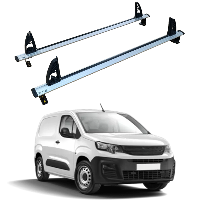 Toyota Proace City Alüminyum Üst Merdiven Taşıyıcı Tavan Yük Sabitleyici Bar 2018- Sonrası 2 Adet