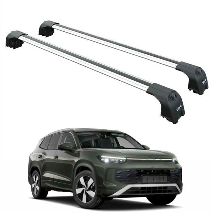 Volkswagen Tayron Portbagaj Taşıyıcı Ara Atkısı Paw Pro 2 Gri