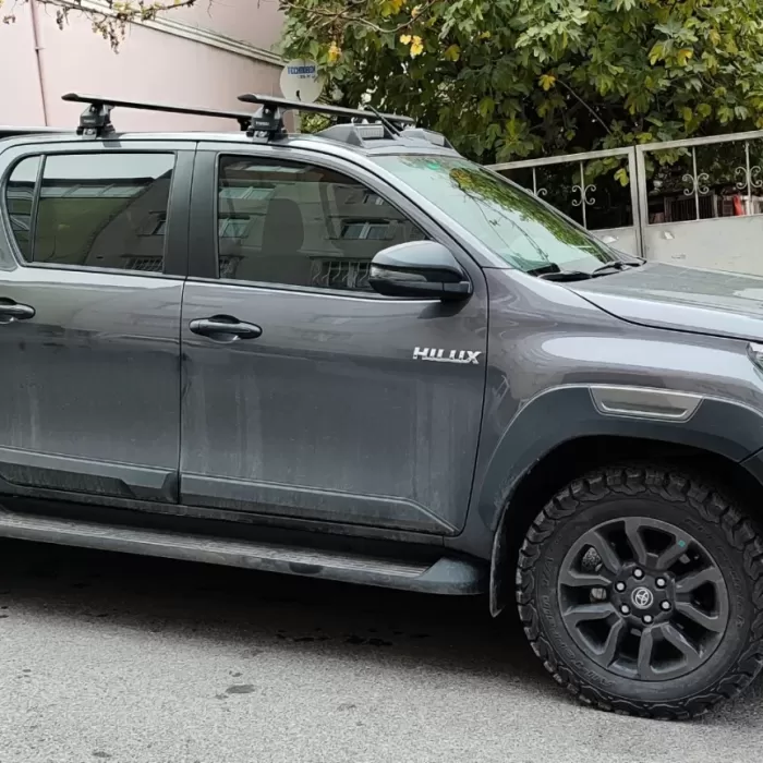 Toyota Hilux Ara Atkısı Tavan Portbagaj Taşıyıcı Gri