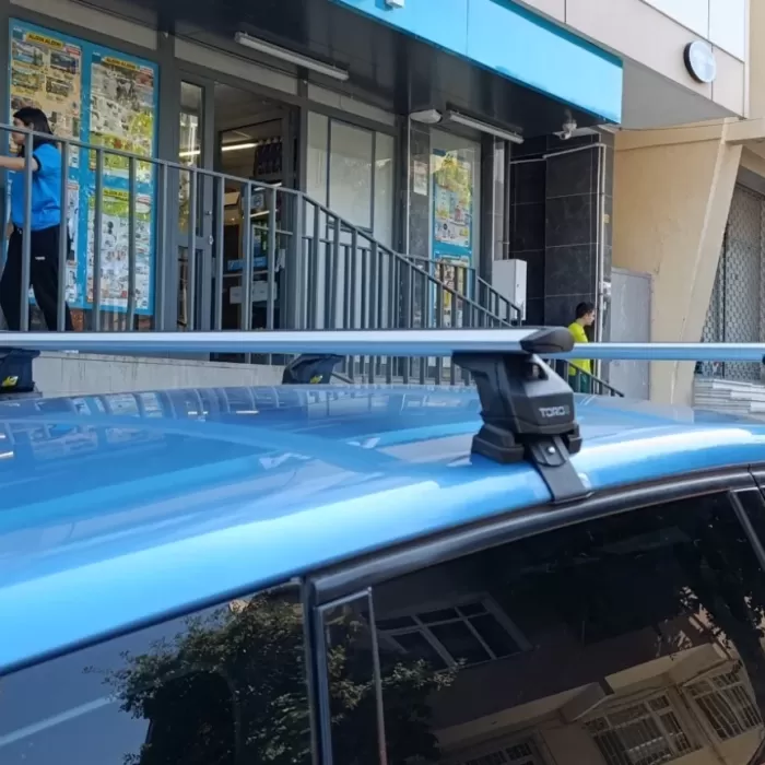 Renault Scenic 2016- Sonrası Portbagaj Taşıyıcı Ara Atkisi Tavan Sistemleri Gri