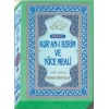 Kuran-ı Kerim Meali (Üçlü-006, Orta Boy ,Yaldızlı ,Renkli, Kutulu)