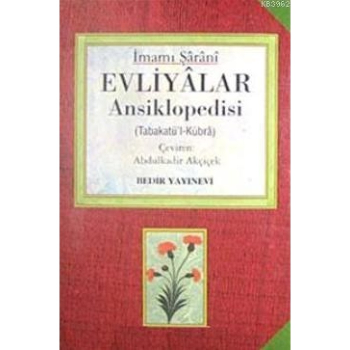 Evliyalar Ansiklopedisi - Tabakatül- Kübra (2 Kitap 4 Cilt)