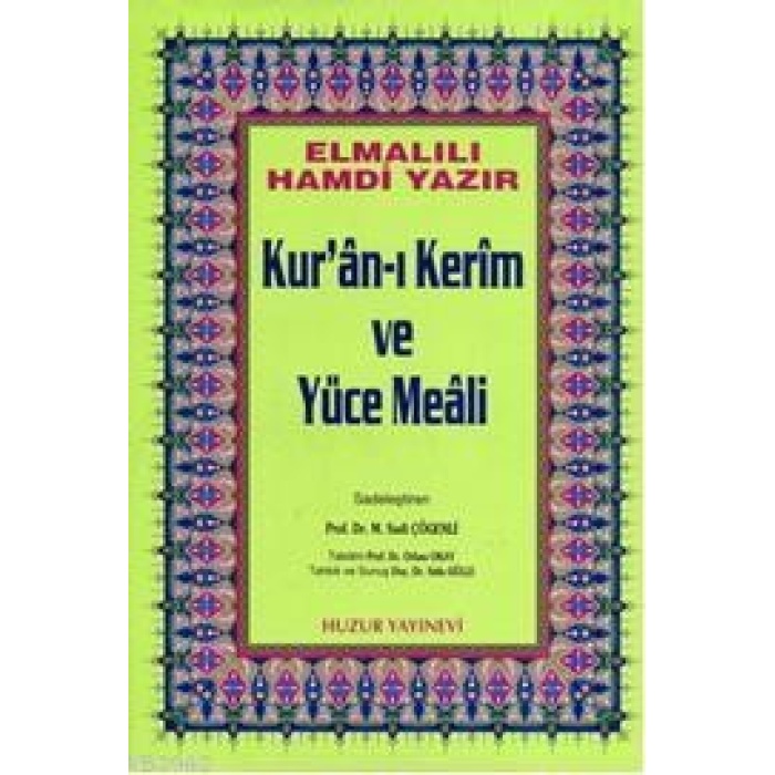 Kuran-ı Kerim ve Yüce Meali - Rahle Boy; Hafız Osman Hatlı