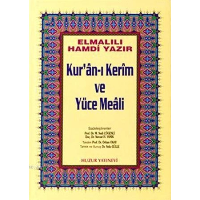 Kuran-ı Kerim ve Yüce Meali - Cami Boy