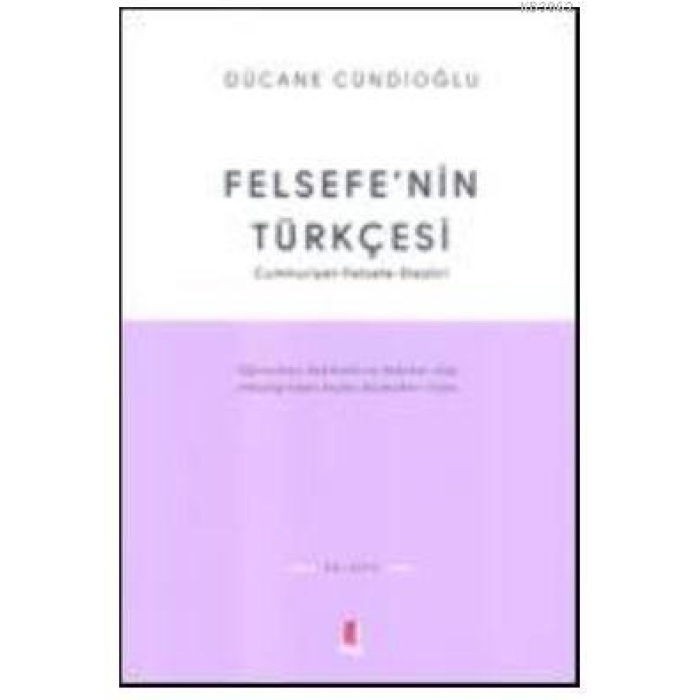 Felsefenin Türkçesi; Cumhuriyet Felsefe-Eleştiri