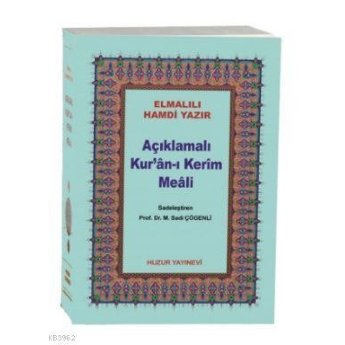 Açıklamalı Kuran-ı Kerim Meali (Kod:044, Çanta Boy, Metinsiz)