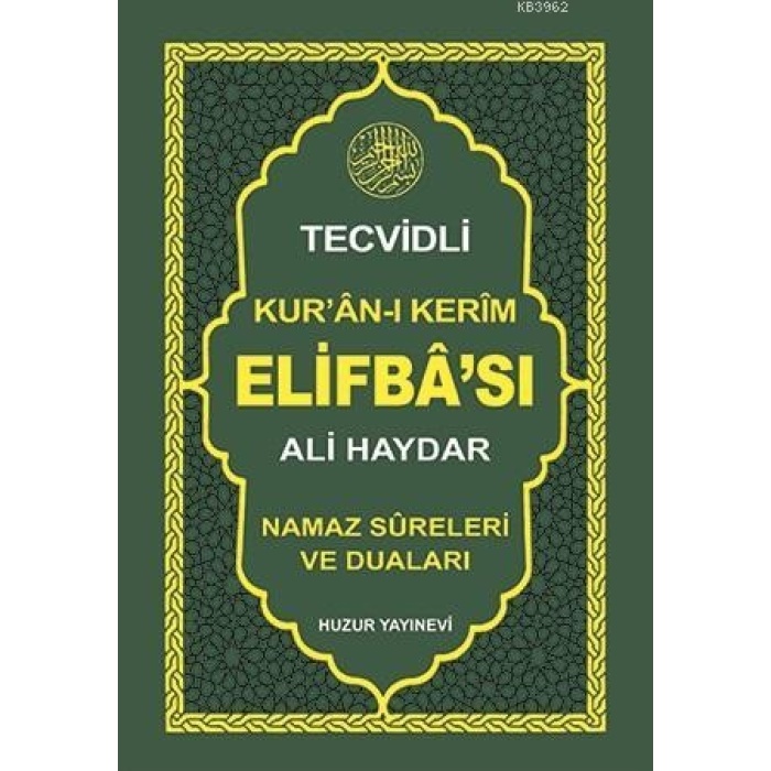 Ali Haydar Tecvidli Kuran-ı Kerim Elifbası