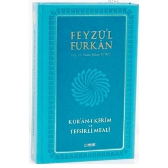 Feyzül Furkan Kuran-ı Kerim ve Tefsirli Meali (Büyük Boy - Mıklepli - Turkuaz)