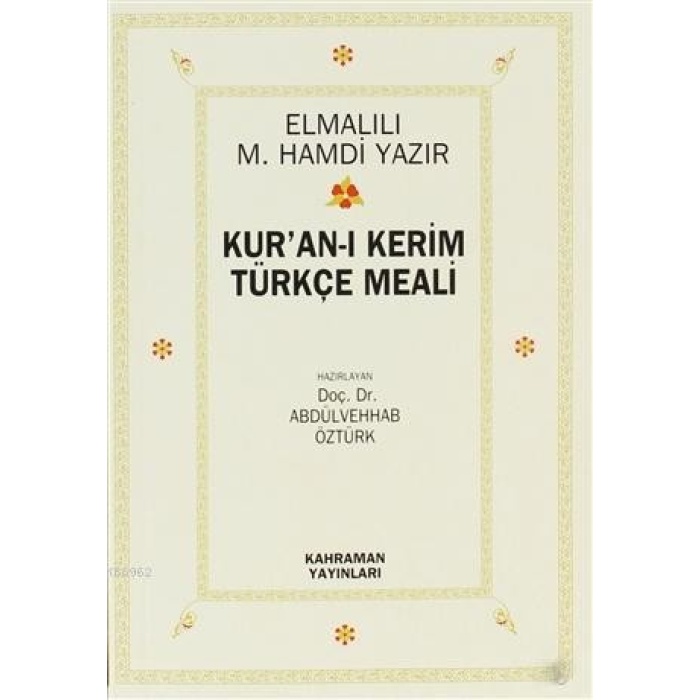 Kuran-ı Kerim Türkçe Meali