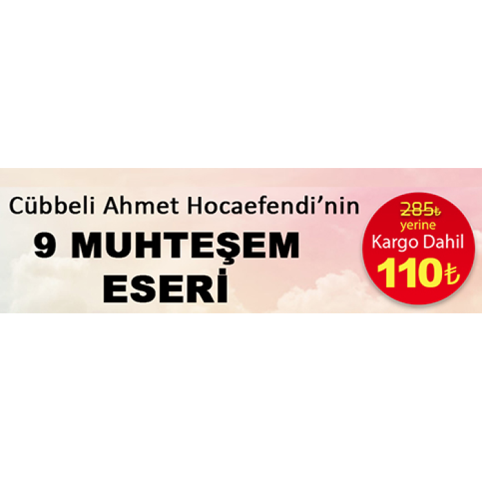 Cübbeli Ahmet Hocanın 9 Eserlik Kampanya Seti