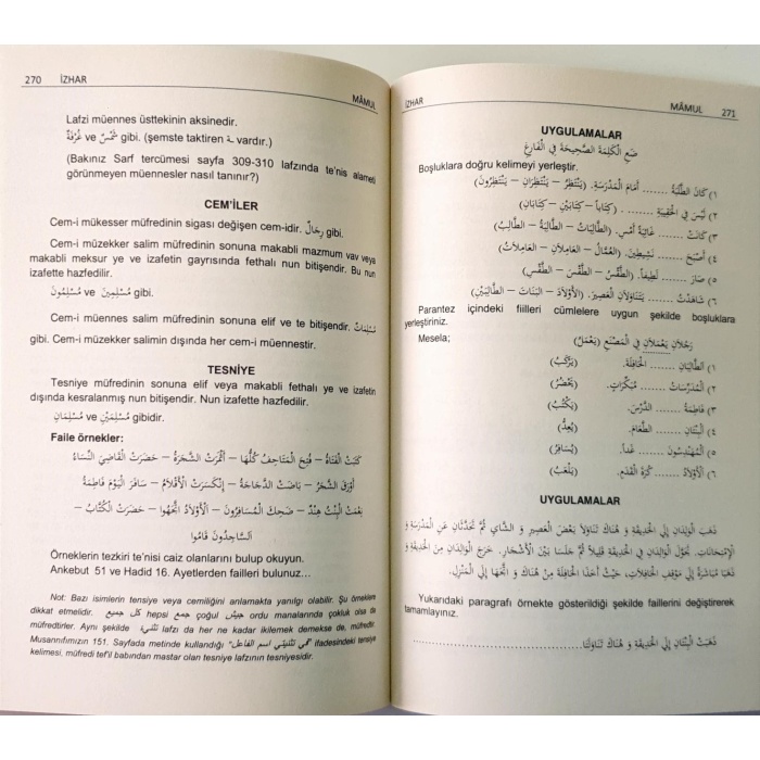 Arapça Dilbilgisi Nahiv Zeynep Atay