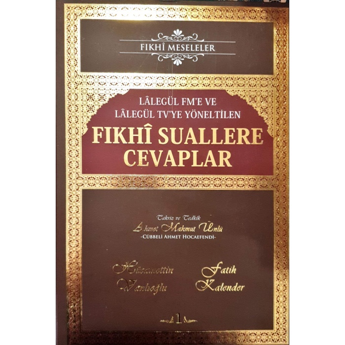 Fıkhi Suallere Cevaplar 1. Cilt