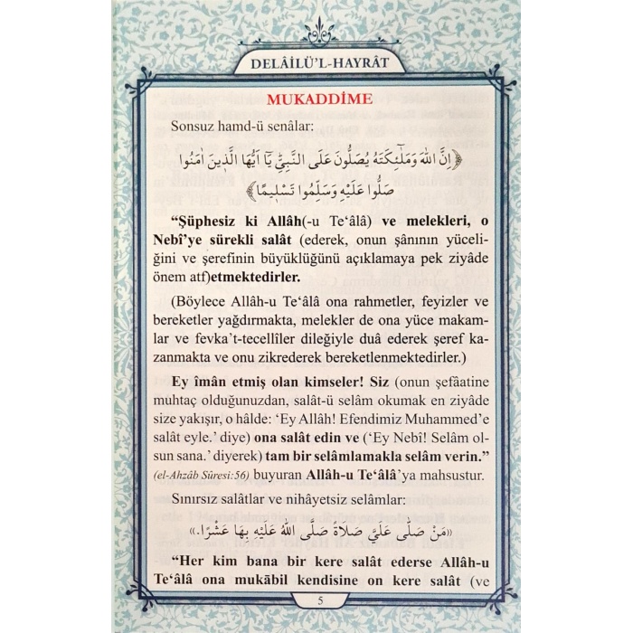 Delailül Hayrat - Ciltli  Cübbeli Ahmet Hoca