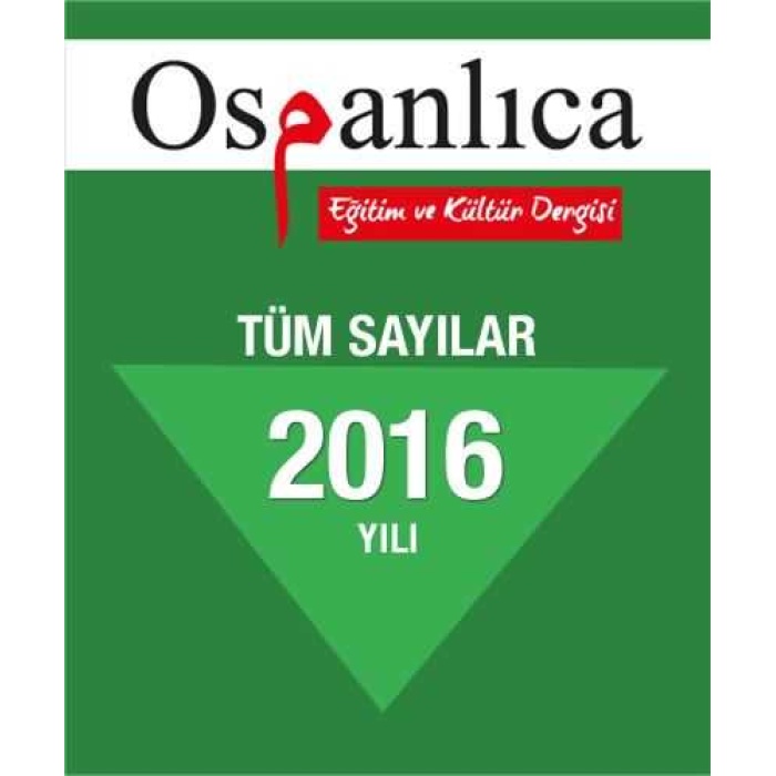 Osmanlıca Dergi 2016 Sayıları (Tümü)