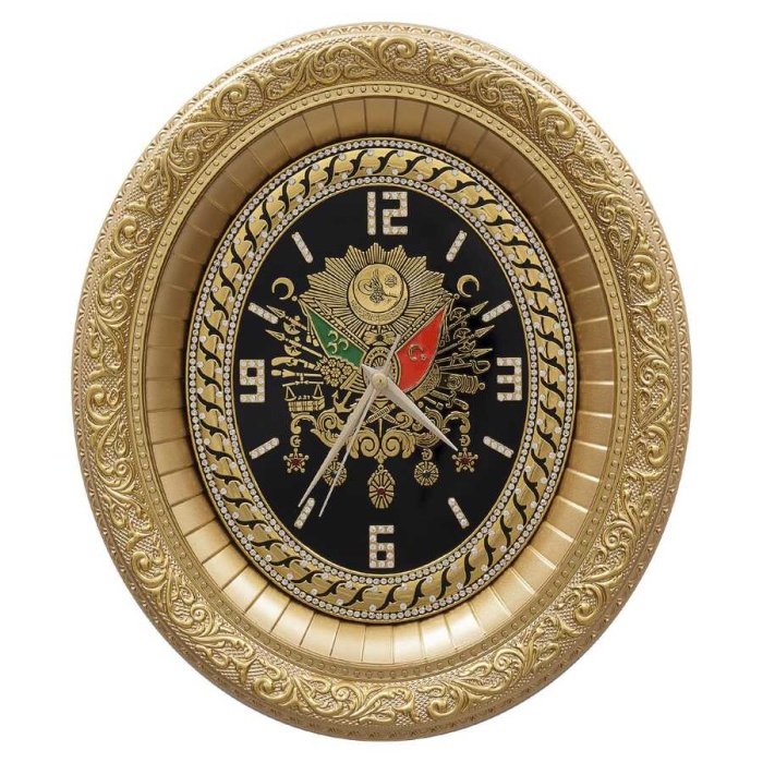 Osmanlı Armalı Saat (Sarı, 32x37)