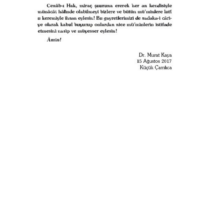 Buharide Namaz - Doç. Dr. Murat Kaya