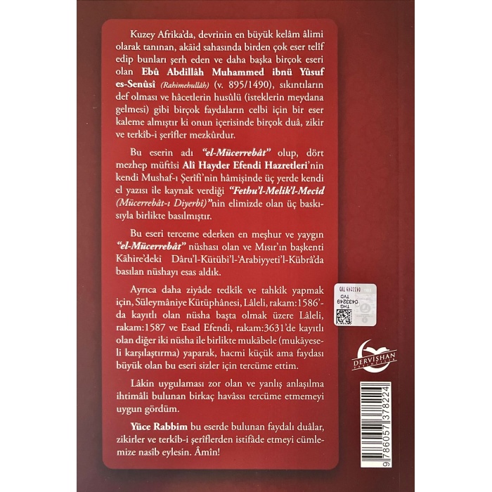 Mücerrebatı Senüsi Tercümesi - Cübbeli Ahmet Hoca