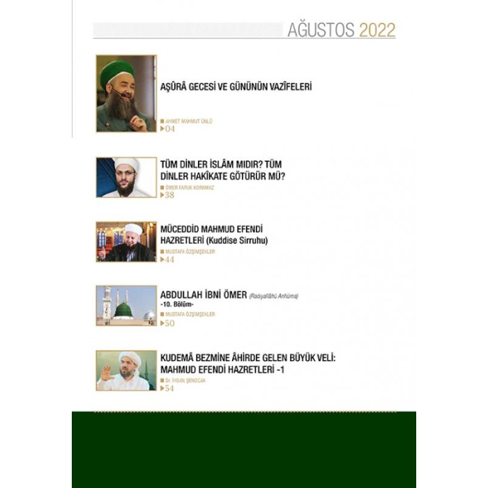 Lalegül Dergi Ağustos 2022 - Sayı 114