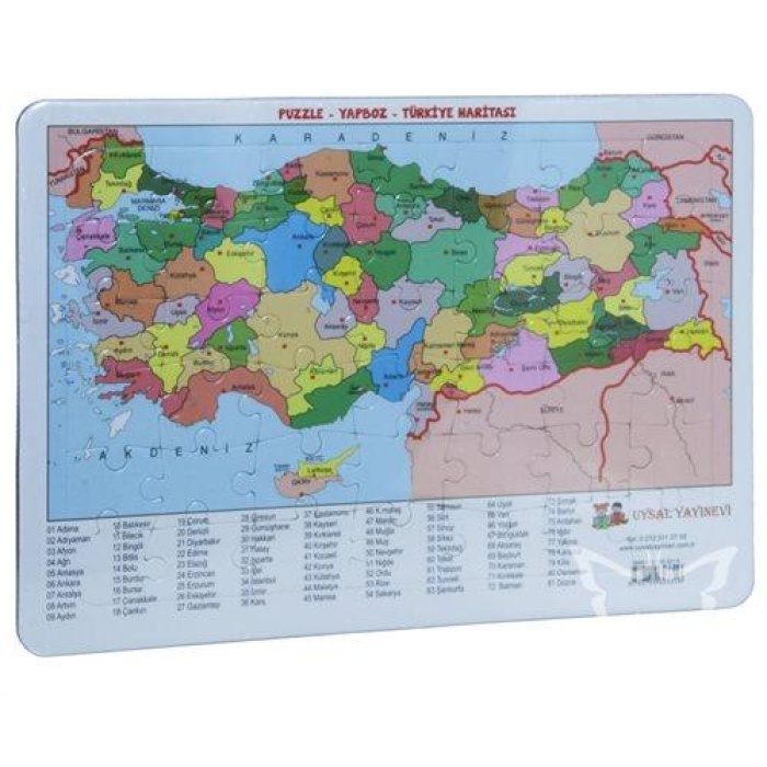 Yapboz 12 - Türkiye Haritası