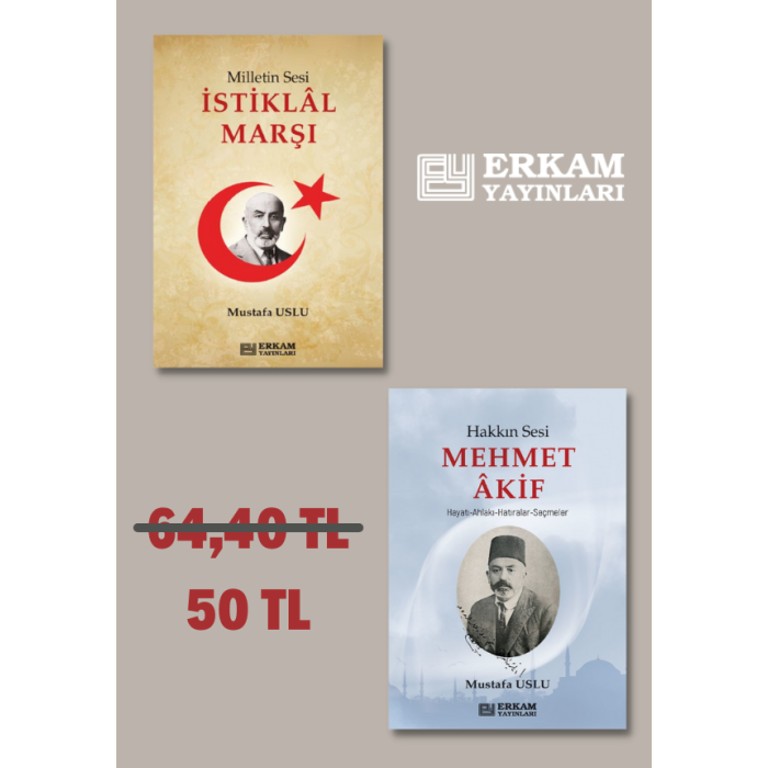 Milletin Sesi İstiklal Marşı, Hakkın Sesi Mehmet Akif (2 Kitap Set) - Mustafa Uslu