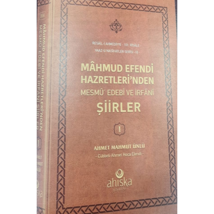 Mahmud Efendi Hazretlerinden Mesmu Edebi ve İrfani Şiirler