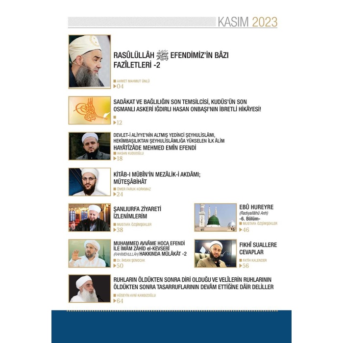 Lalegül Dergisi Kasım 2023 - Sayı 129