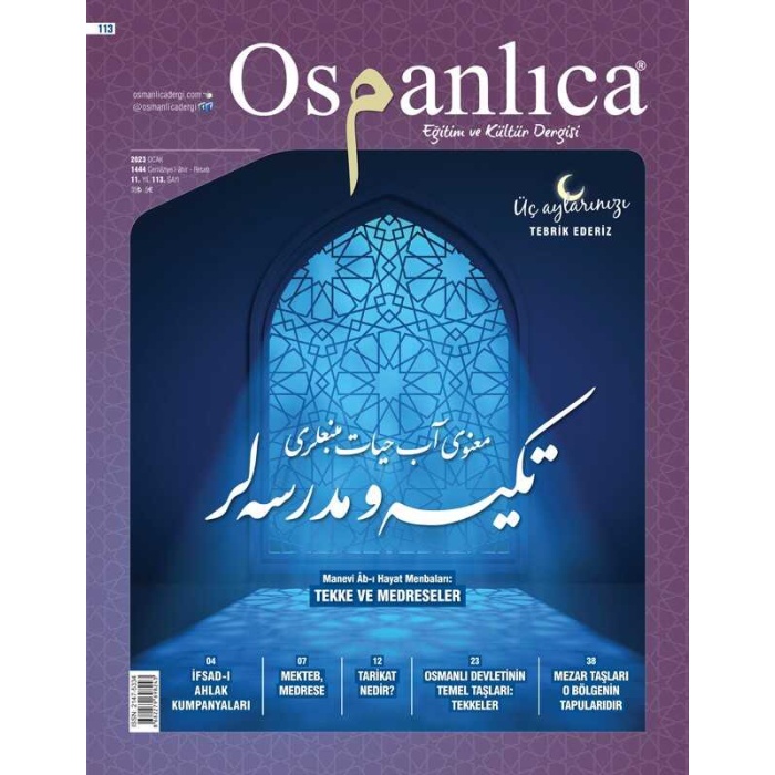 Ocak 2023 Osmanlıca Dergisi
