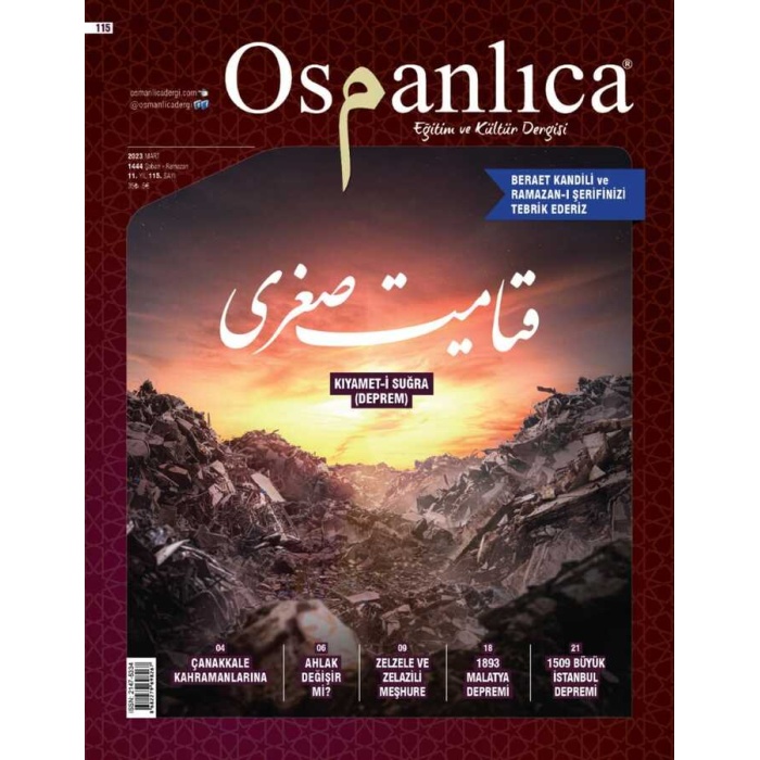 Mart 2023 Osmanlıca Dergisi