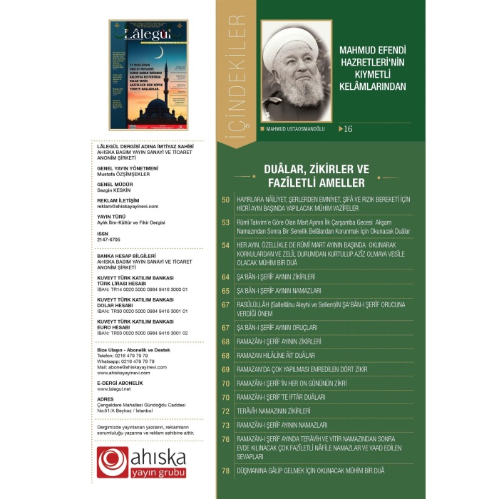 Lalegül Dergisi 133. Sayı Mart 2024