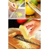 Paslanmaz Çelik Pratik Uzun El Rendesi Saplı Limon Peynir Sarımsak Rendesi 27 cm