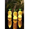 Ananas Mini Dekoratif Led Işık Gece Lambası Metal