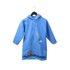 Hayvan Figürlü Kapüşonlu Çocuk Yağmurluk Çantalı Mavi XL