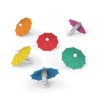 Silikon 6 Renk 6Lı Şemsiye Bardak Ayırıcı