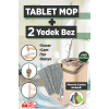 Çanta Hediyeli Tablet Mop 2 Yedek Bezli Dikdörtgen Yeni Temizlik Seti