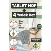 Çanta Hediyeli Tablet Mop 4 yedek bezli Dikdörtgen Yeni Temizlik Seti