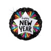 Happy New Year Dekoratif Balon 46 cm | 18 New Year Balon