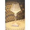 3 Renkli Dokunmatik Kristal Model Şarjlı Masa Lambası Modern | Beyaz Sarı Günışığı 3 Fonksiyonlu Dokunmatik Lamba