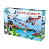 Süper Uçaklar 100 Parça Puzzle Yapboz Oyun Seti | Kutulu Puzzle Set LC7348