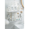 ( 2 Adet) Adam Figürlü Kendinden Yapışkanlı Banyo Mutfak Ofis Salon Duvar Rafı | Dekoratif Pratik Raf