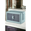 Çok Amaçlı İstiflenebilir Manyetik Kapaklı Demonte Kiler Mutfak Salon Banyo Oda Düzenleyici Dolap 55 Litre Mavi