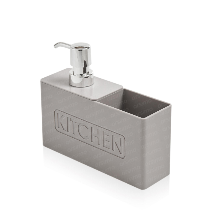 Kitchen Sünger Hazneli Lux Mutfak Banyo Sıvı Sabunluk