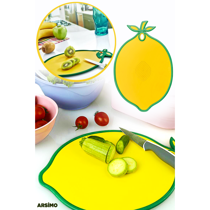 Limon Şekilli Kaydırmaz Kesim Panosu