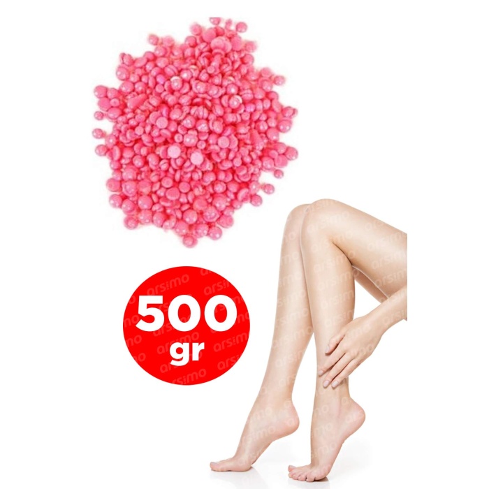 Soyulabilen Sir Boncuk Ağda 500 gr | Soyulabilen Bezsiz Kullanım Boncuk Ağda 500 gr Pembe
