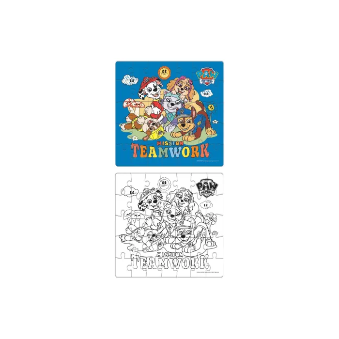 Paw Patrol Serisi Boyamalı Puzzle Seti | Yapboz Puzzle Boyamalı Oyun Seti PW7930