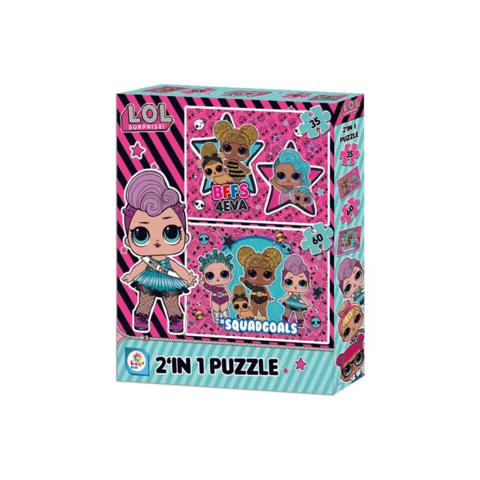 LOL Surprise Bebek 2in 1 Puzzle Yapboz Seti | Yapboz Puzzle Oyun Seti LOL7583