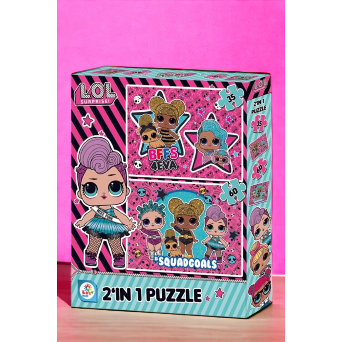 LOL Surprise Bebek 2in 1 Puzzle Yapboz Seti | Yapboz Puzzle Oyun Seti LOL7583