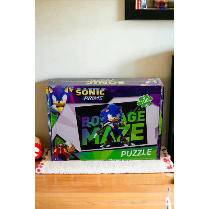 Sonic Serisi 100 Parça Puzzle Seti | Yapboz Puzzle Oyun Seti SO7875